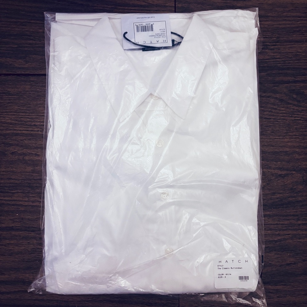 nwt Hatch Collection Nursing Friendly Maternity Classic Buttondown White Large 3 - Picture 3 of 16